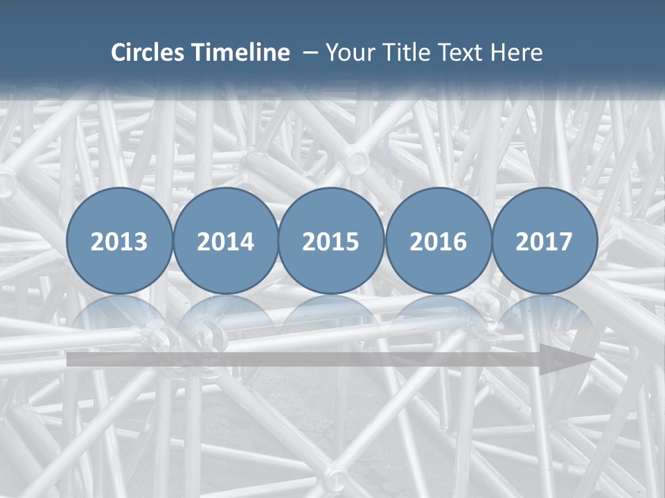A Large Group Of White Pipes Are Stacked Together PowerPoint Template