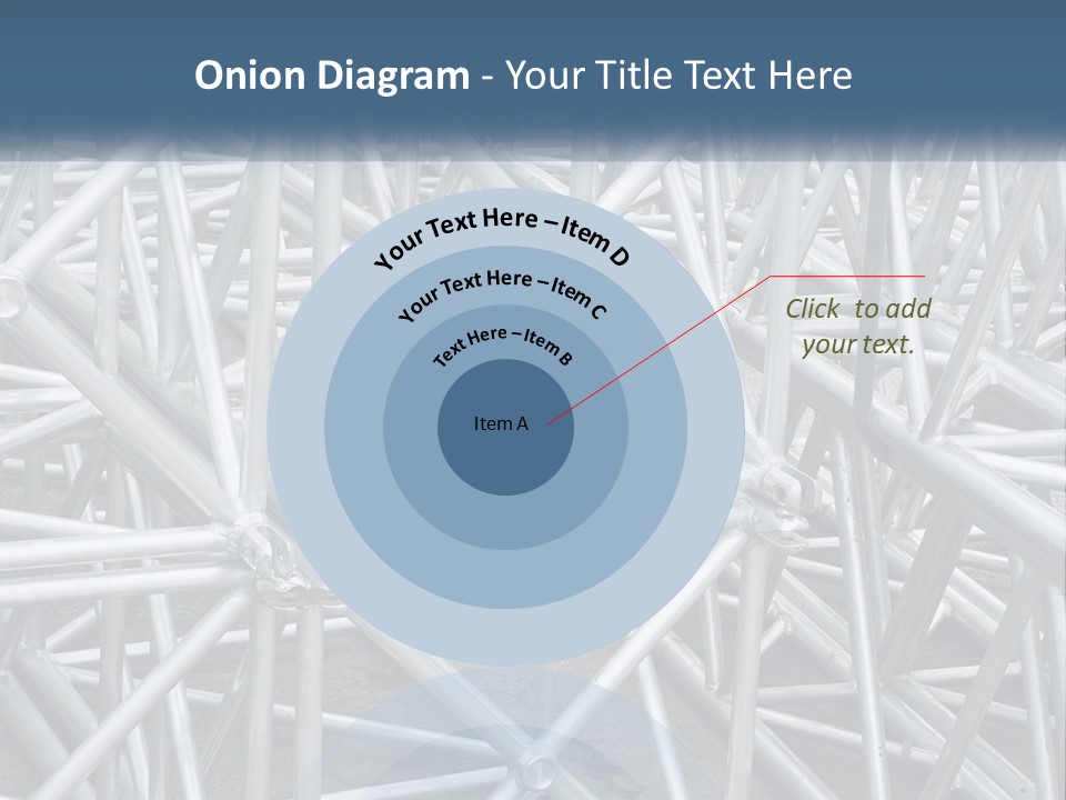 A Large Group Of White Pipes Are Stacked Together PowerPoint Template