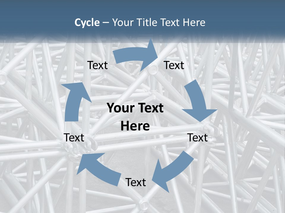 A Large Group Of White Pipes Are Stacked Together PowerPoint Template