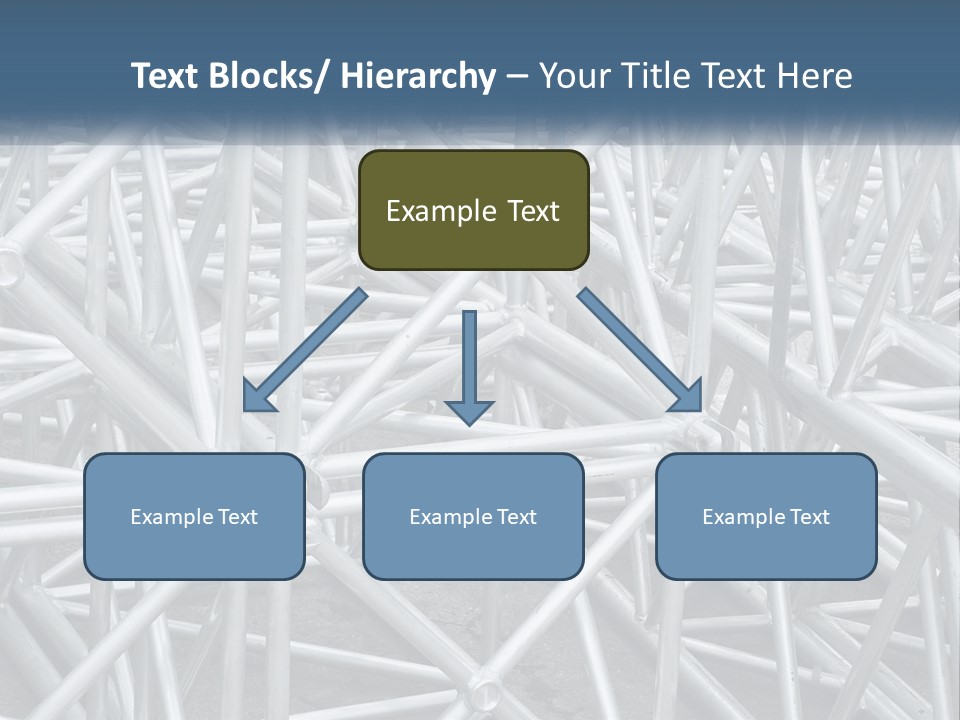 A Large Group Of White Pipes Are Stacked Together PowerPoint Template