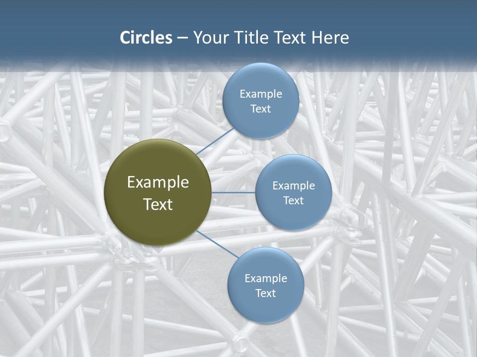 A Large Group Of White Pipes Are Stacked Together PowerPoint Template