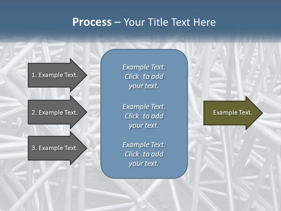 A Large Group Of White Pipes Are Stacked Together PowerPoint Template