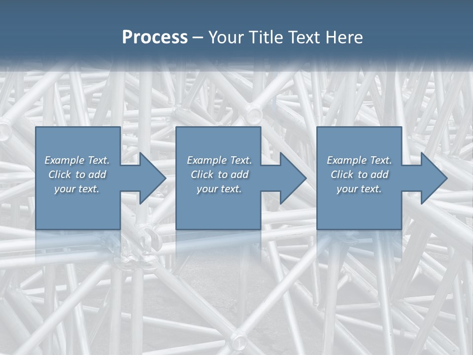 A Large Group Of White Pipes Are Stacked Together PowerPoint Template