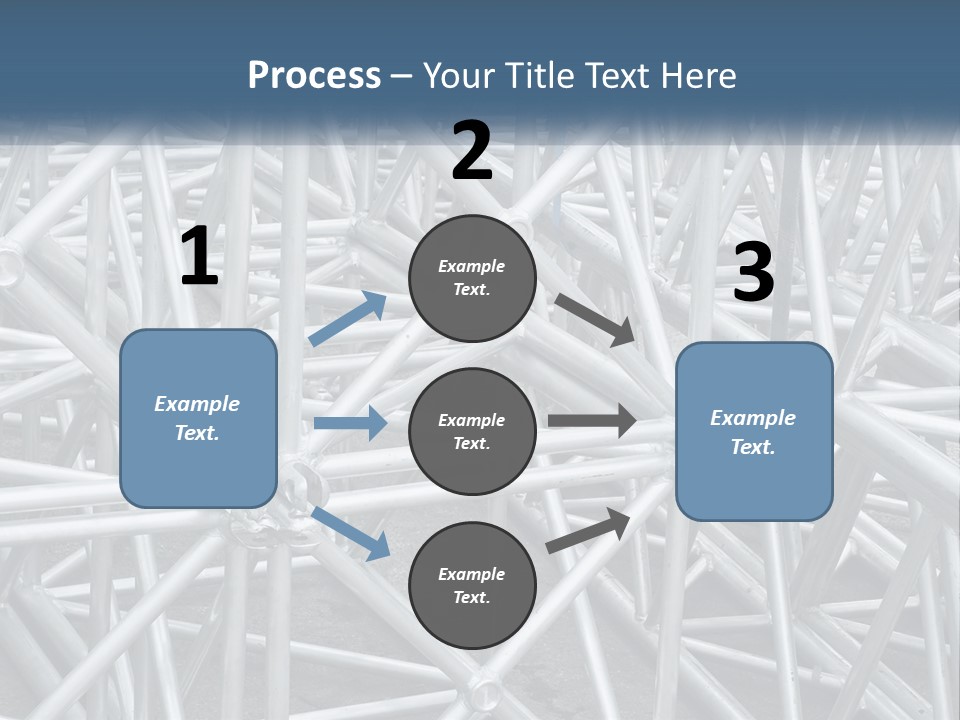 A Large Group Of White Pipes Are Stacked Together PowerPoint Template
