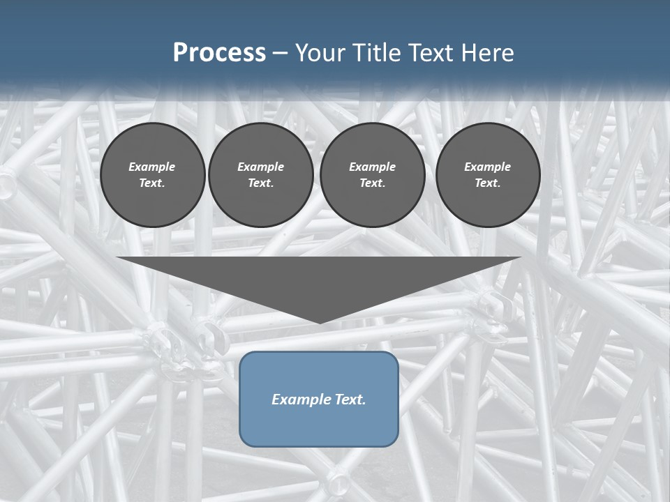 A Large Group Of White Pipes Are Stacked Together PowerPoint Template