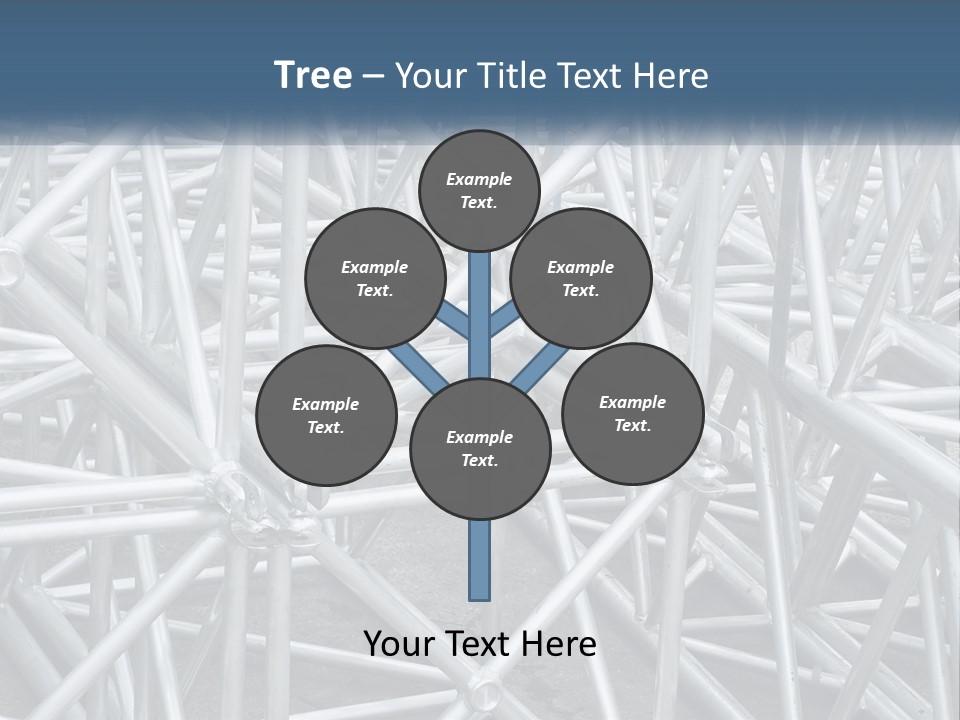 A Large Group Of White Pipes Are Stacked Together PowerPoint Template