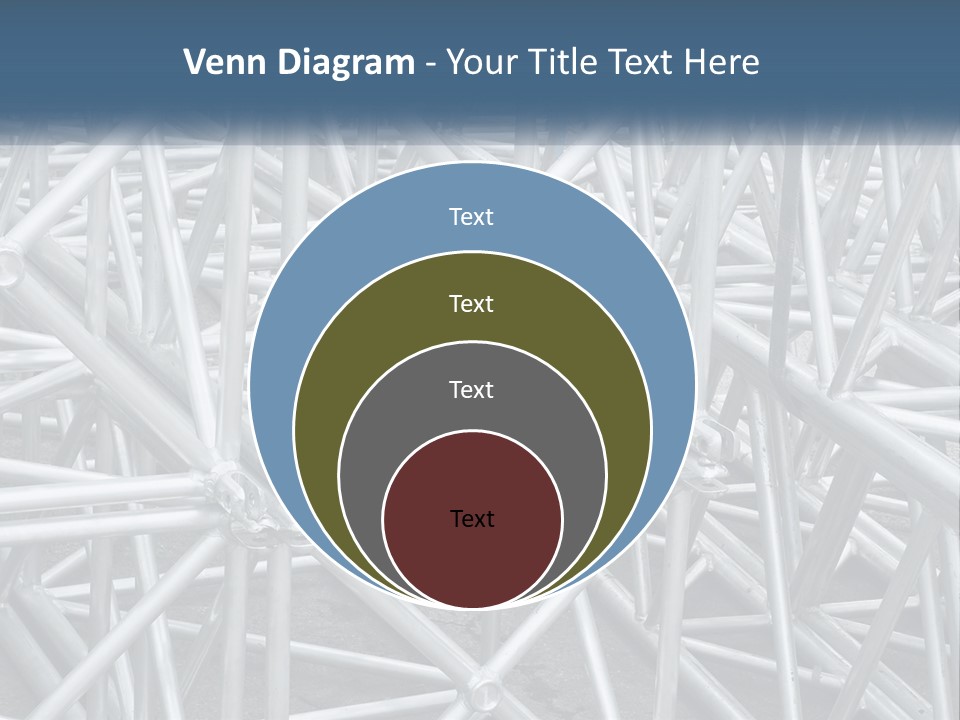 A Large Group Of White Pipes Are Stacked Together PowerPoint Template