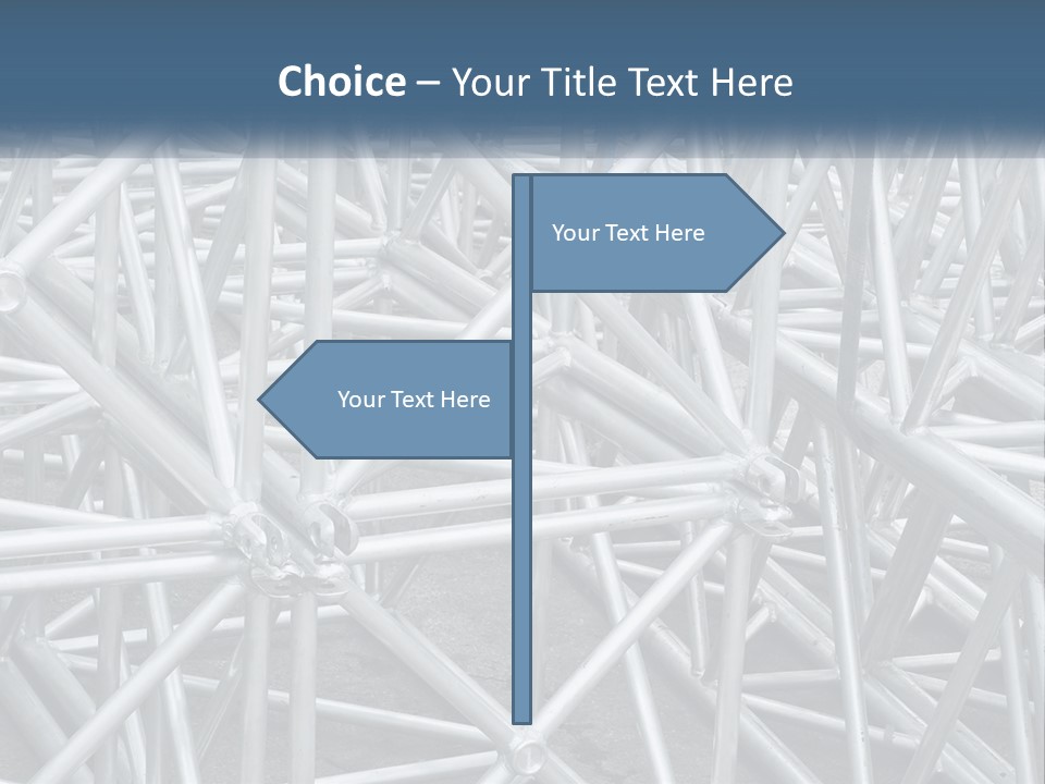 A Large Group Of White Pipes Are Stacked Together PowerPoint Template