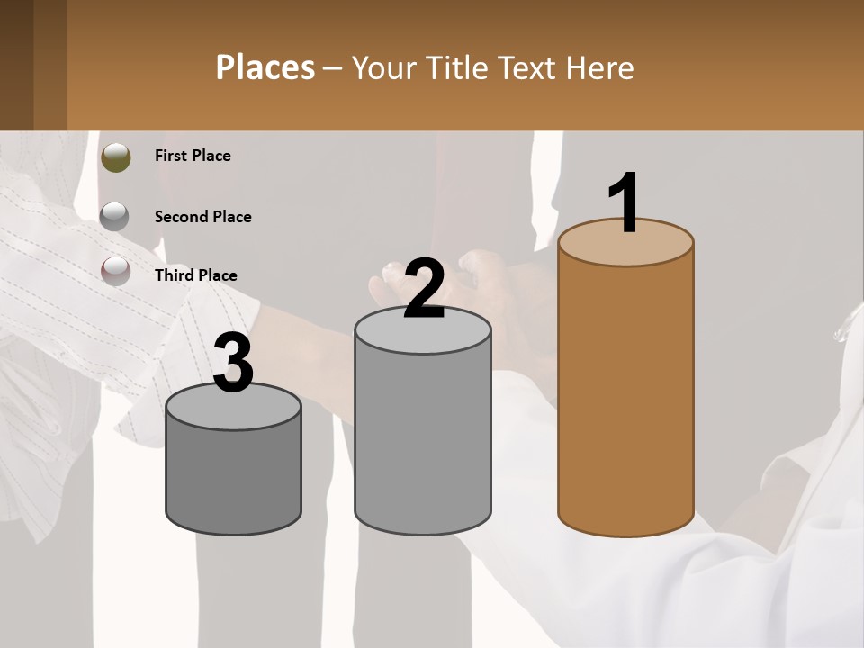 A Group Of People Holding Hands In A Circle PowerPoint Template