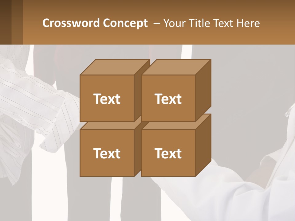 A Group Of People Holding Hands In A Circle PowerPoint Template