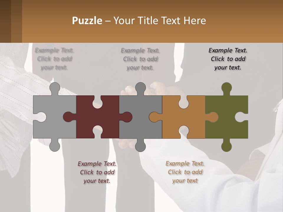 A Group Of People Holding Hands In A Circle PowerPoint Template