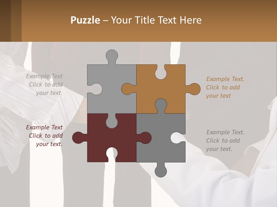 A Group Of People Holding Hands In A Circle PowerPoint Template