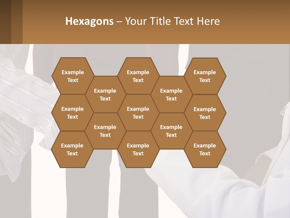 A Group Of People Holding Hands In A Circle PowerPoint Template