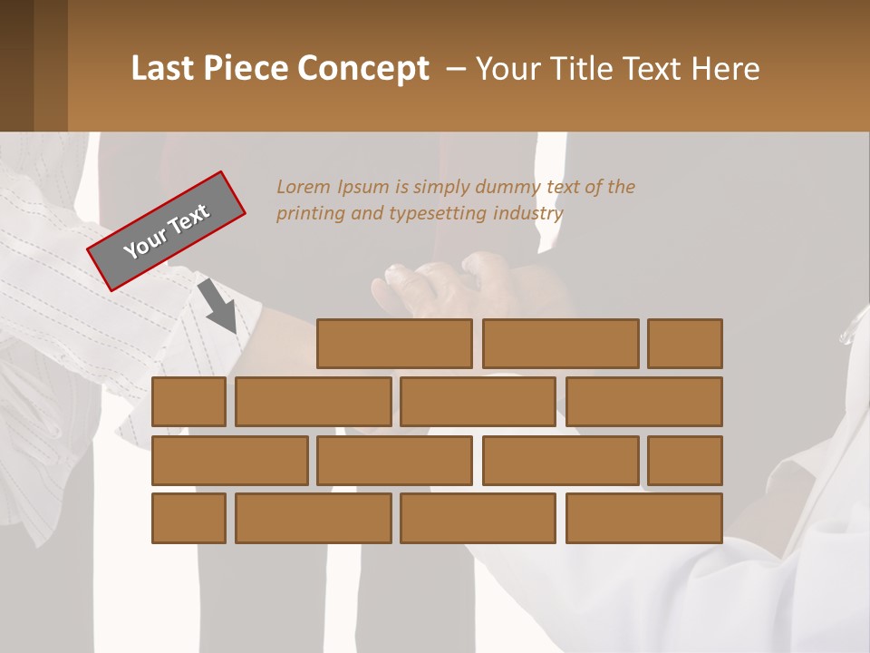 A Group Of People Holding Hands In A Circle PowerPoint Template