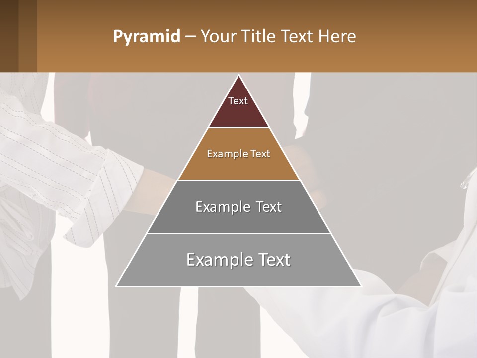 A Group Of People Holding Hands In A Circle PowerPoint Template