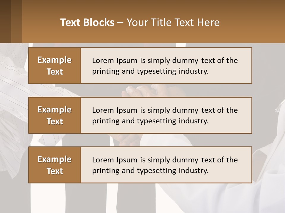 A Group Of People Holding Hands In A Circle PowerPoint Template
