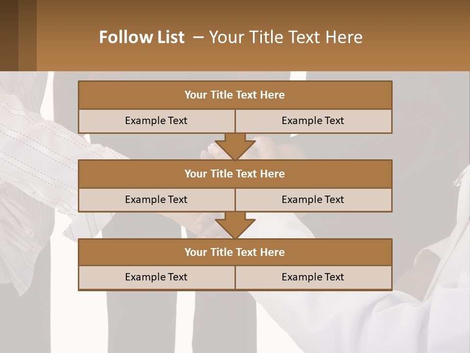 A Group Of People Holding Hands In A Circle PowerPoint Template