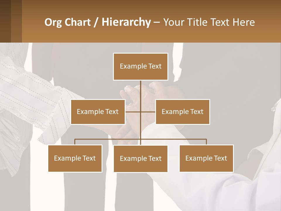 A Group Of People Holding Hands In A Circle PowerPoint Template