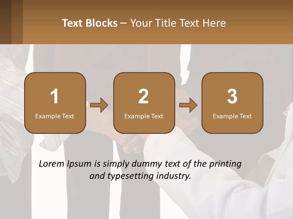 A Group Of People Holding Hands In A Circle PowerPoint Template