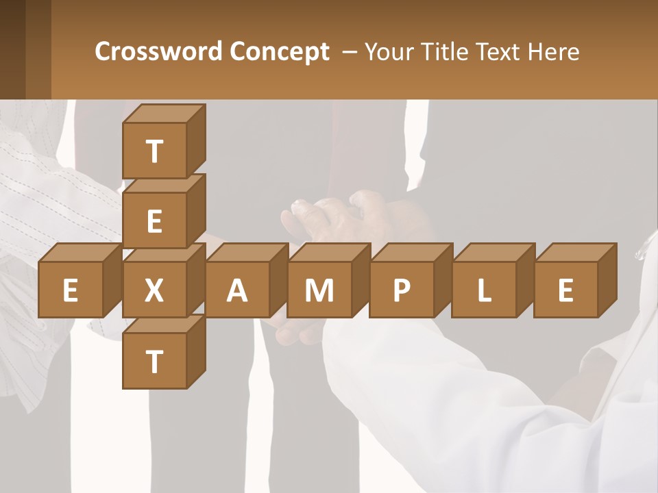 A Group Of People Holding Hands In A Circle PowerPoint Template