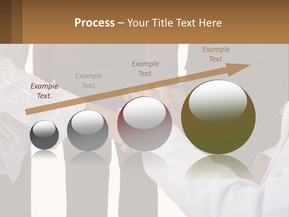 A Group Of People Holding Hands In A Circle PowerPoint Template
