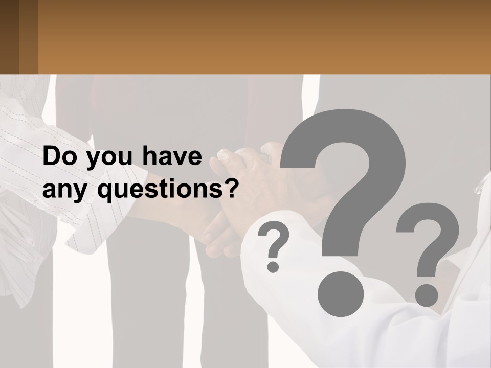 A Group Of People Holding Hands In A Circle PowerPoint Template