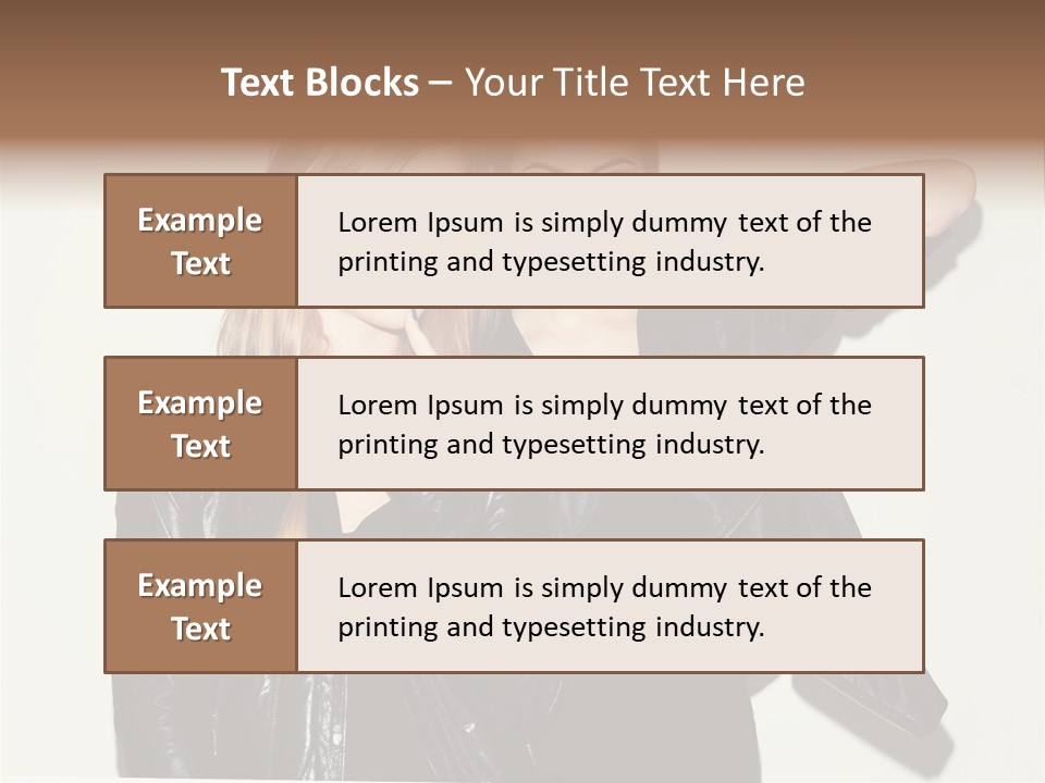 Two Beautiful Young Women Standing Next To Each Other PowerPoint Template