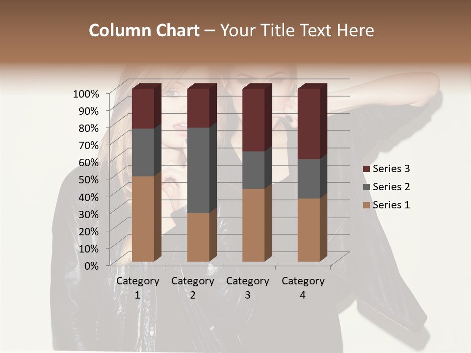 Two Beautiful Young Women Standing Next To Each Other PowerPoint Template