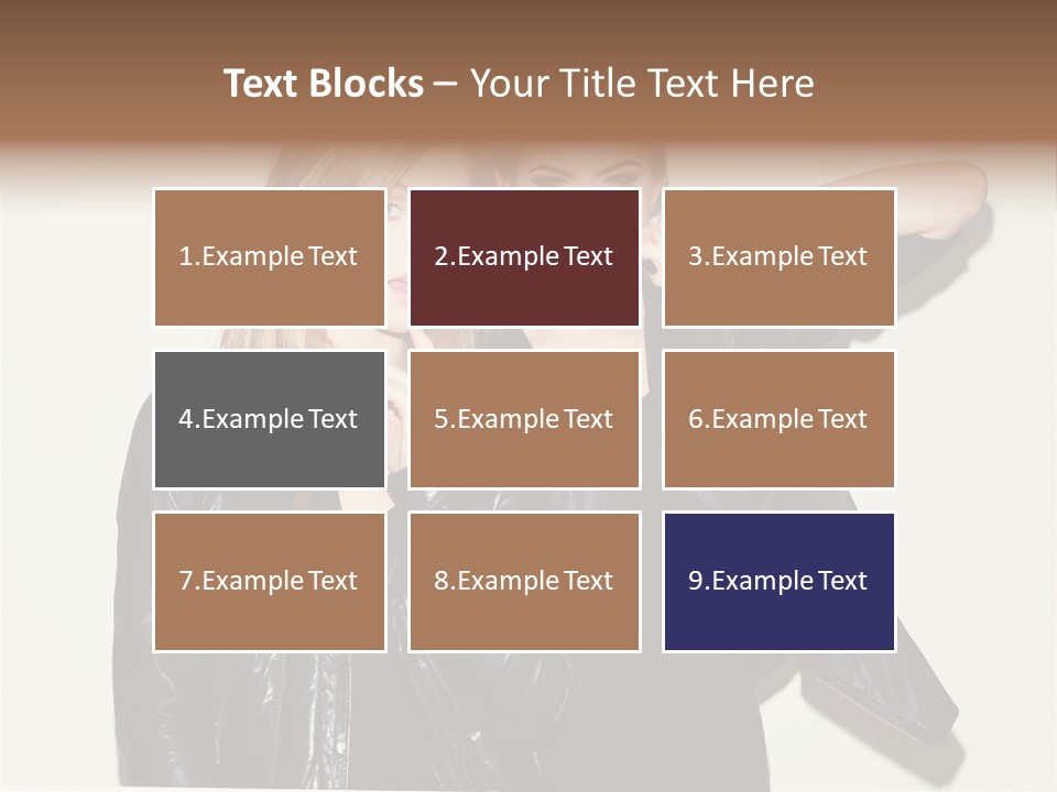 Two Beautiful Young Women Standing Next To Each Other PowerPoint Template