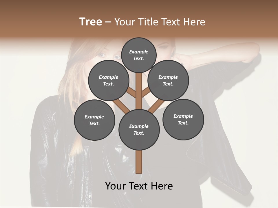 Two Beautiful Young Women Standing Next To Each Other PowerPoint Template