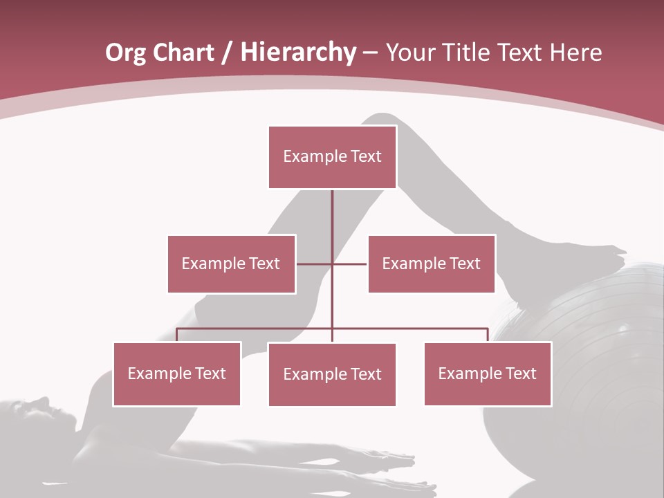 A Woman Is Doing A Yoga Pose On A Ball PowerPoint Template