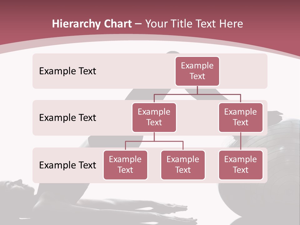 A Woman Is Doing A Yoga Pose On A Ball PowerPoint Template