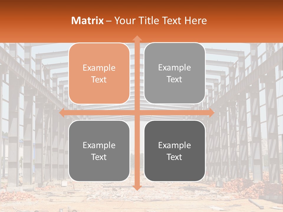 A Picture Of A Building With A Name Of Presentation PowerPoint Template