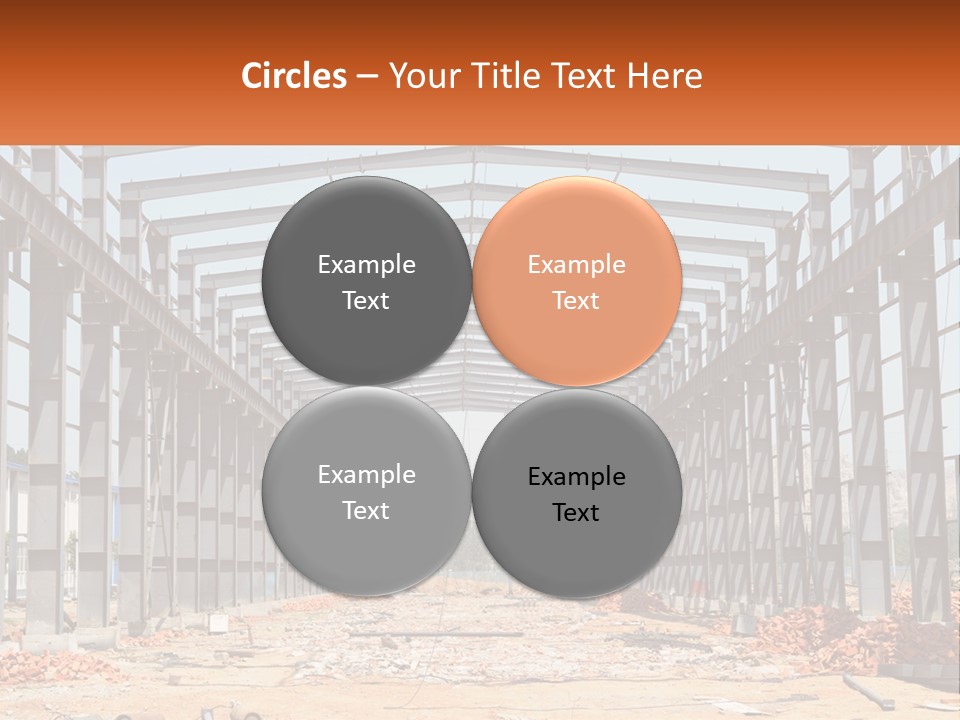 A Picture Of A Building With A Name Of Presentation PowerPoint Template