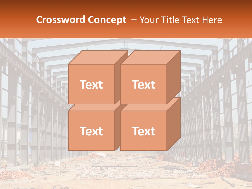 A Picture Of A Building With A Name Of Presentation PowerPoint Template