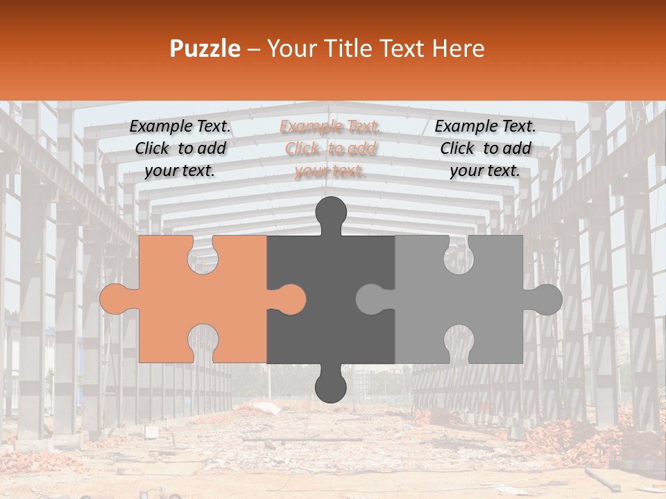 A Picture Of A Building With A Name Of Presentation PowerPoint Template