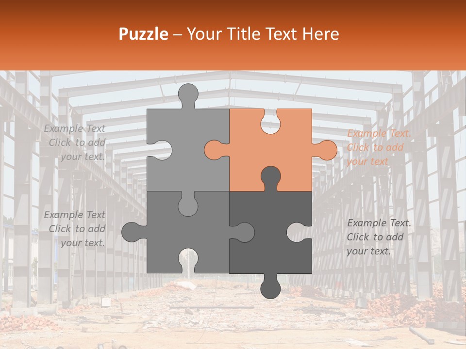 A Picture Of A Building With A Name Of Presentation PowerPoint Template