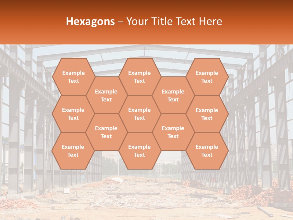 A Picture Of A Building With A Name Of Presentation PowerPoint Template