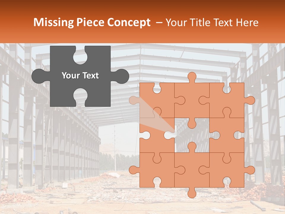 A Picture Of A Building With A Name Of Presentation PowerPoint Template