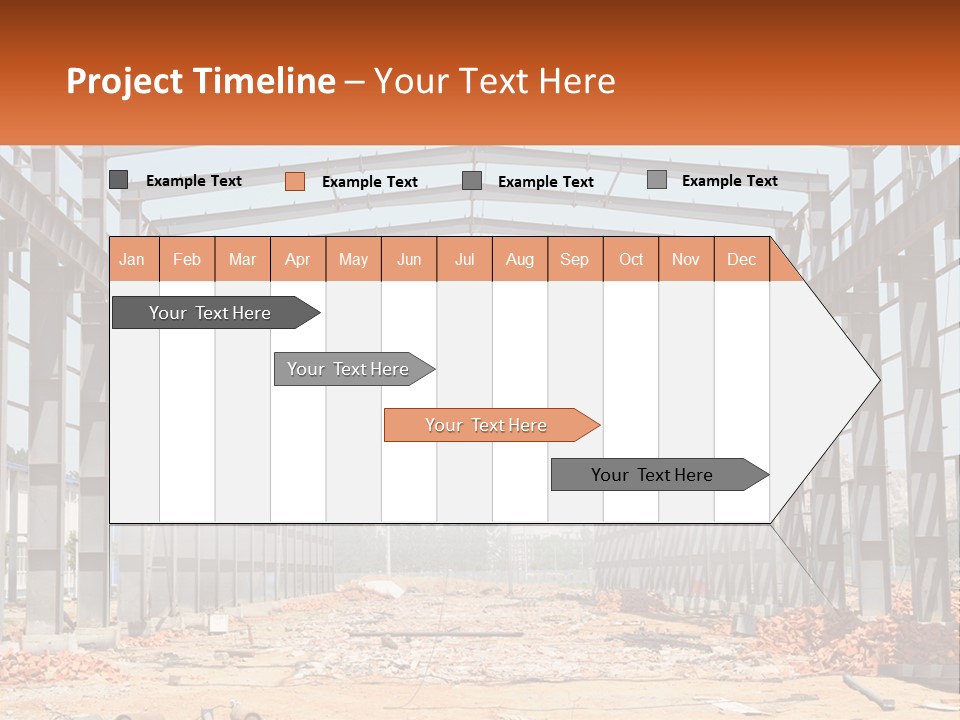 A Picture Of A Building With A Name Of Presentation PowerPoint Template