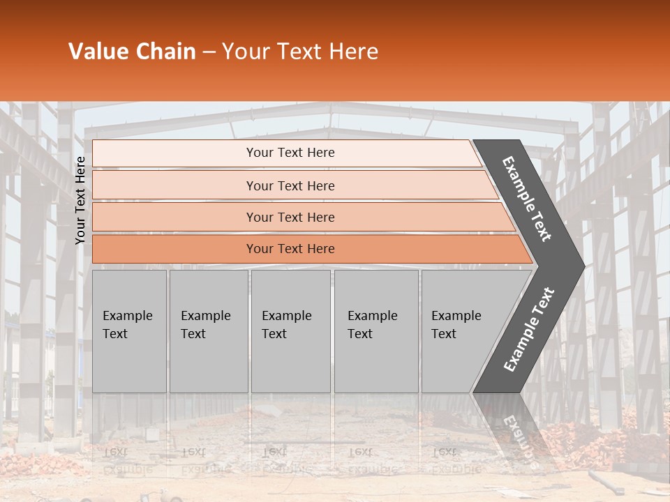 A Picture Of A Building With A Name Of Presentation PowerPoint Template