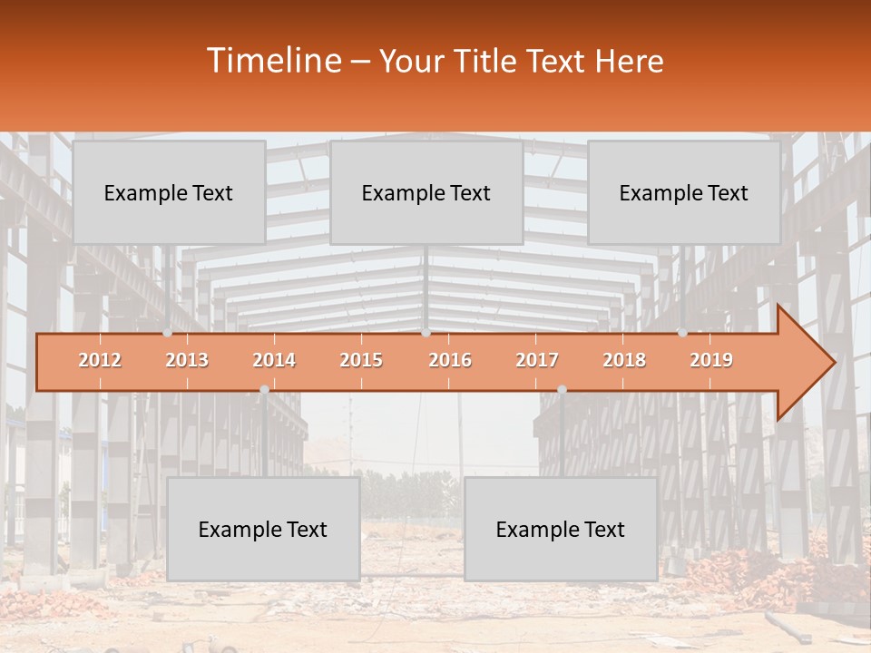 A Picture Of A Building With A Name Of Presentation PowerPoint Template