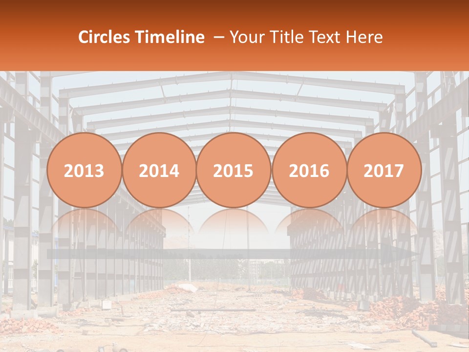 A Picture Of A Building With A Name Of Presentation PowerPoint Template