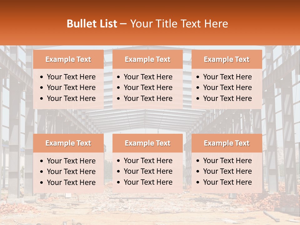 A Picture Of A Building With A Name Of Presentation PowerPoint Template