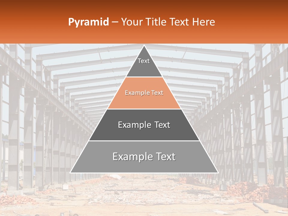 A Picture Of A Building With A Name Of Presentation PowerPoint Template