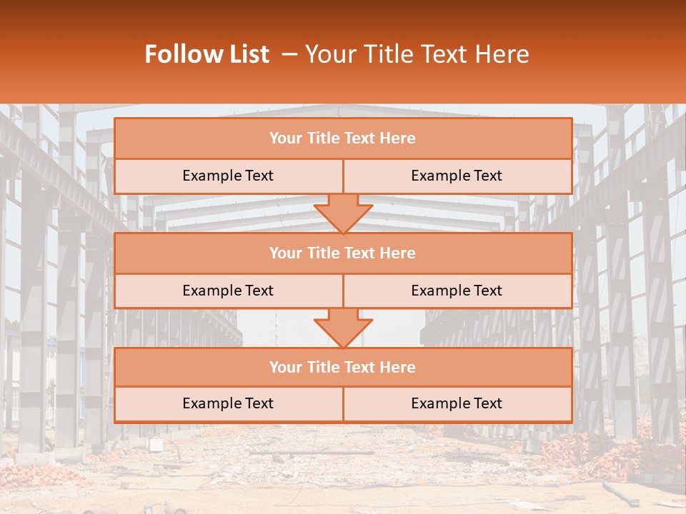 A Picture Of A Building With A Name Of Presentation PowerPoint Template
