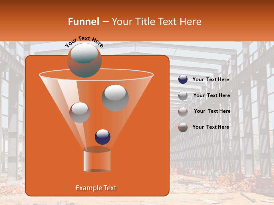 A Picture Of A Building With A Name Of Presentation PowerPoint Template