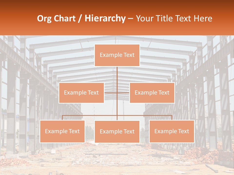 A Picture Of A Building With A Name Of Presentation PowerPoint Template