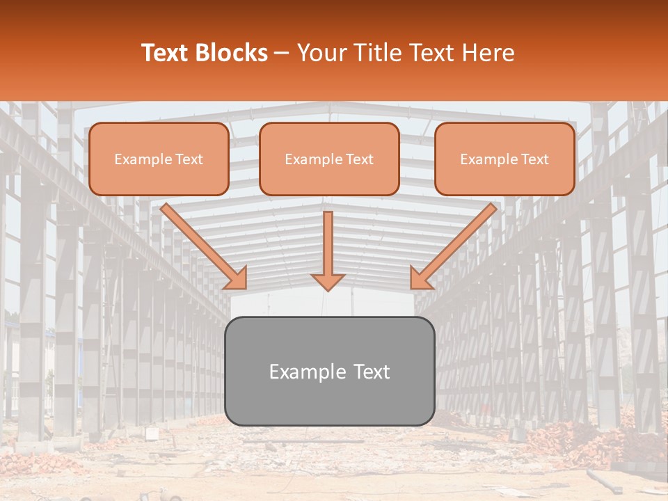 A Picture Of A Building With A Name Of Presentation PowerPoint Template
