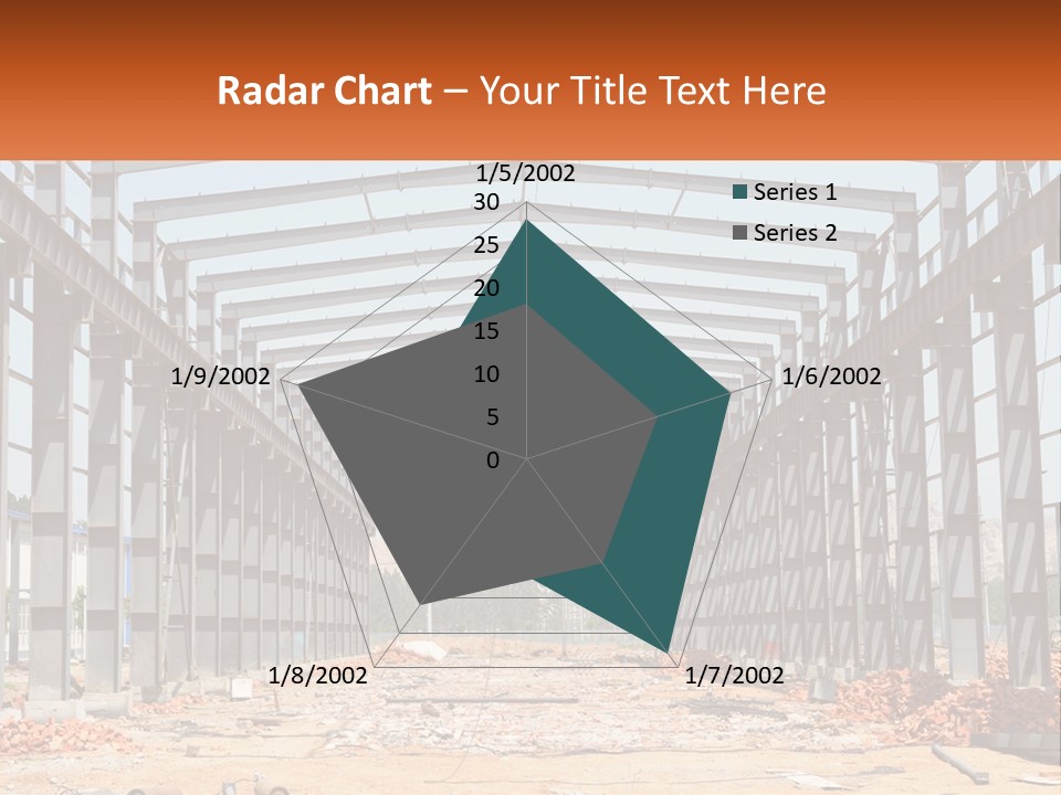 A Picture Of A Building With A Name Of Presentation PowerPoint Template